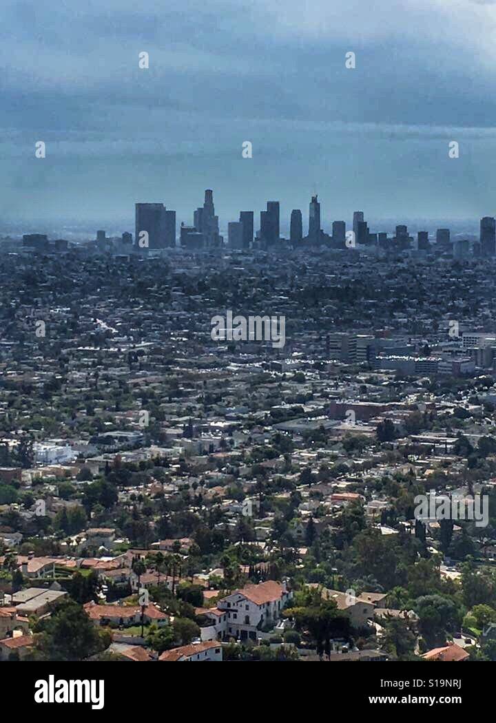 Los Angeles cityscape Foto Stock