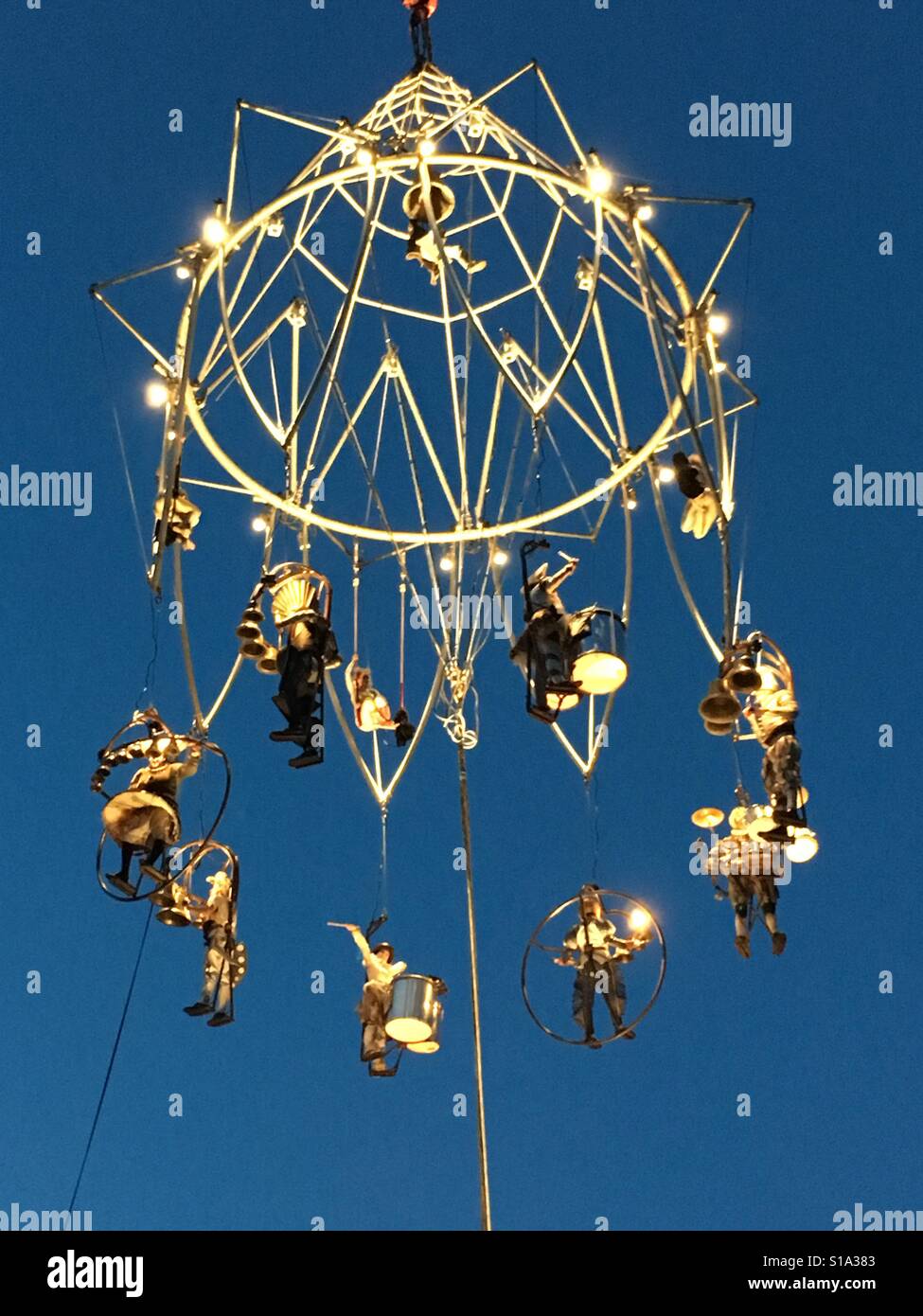 Lampadario incantata - Immagine stock catturata con smartphone