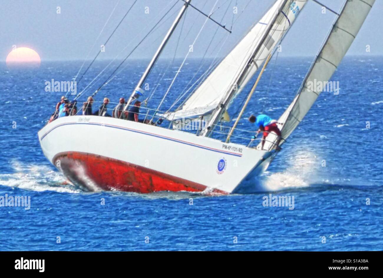 ...Sailing Adventure... - Immagine stock catturata con smartphone