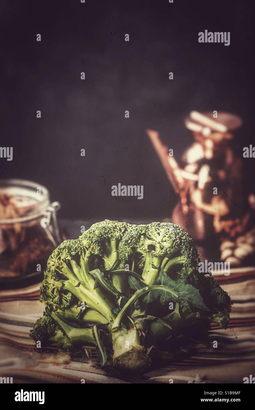 Master broccoli - Immagine stock catturata con smartphone