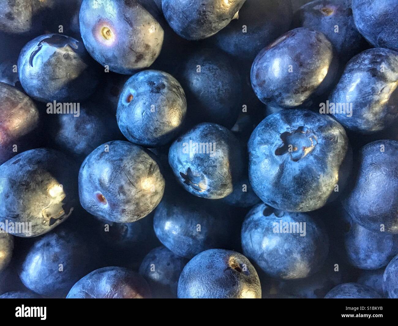 Di mirtilli freschi - Immagine stock catturata con smartphone