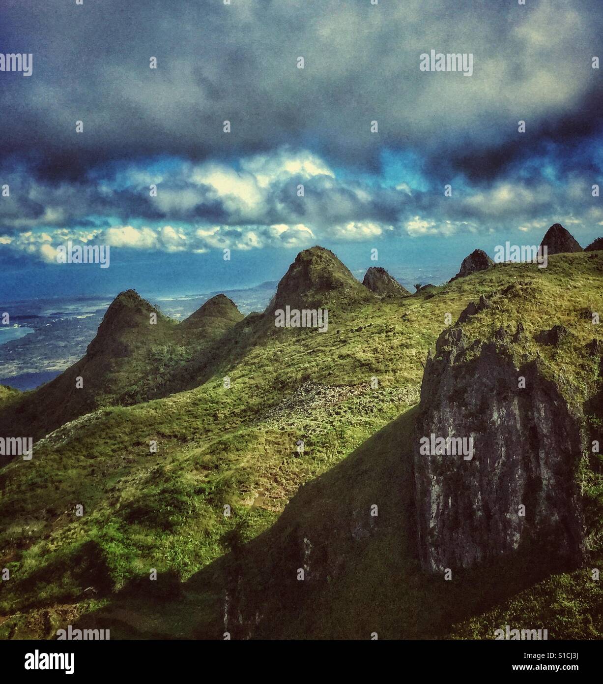 In montagna ( Osmena picco, Cebu, Filippine) Foto Stock