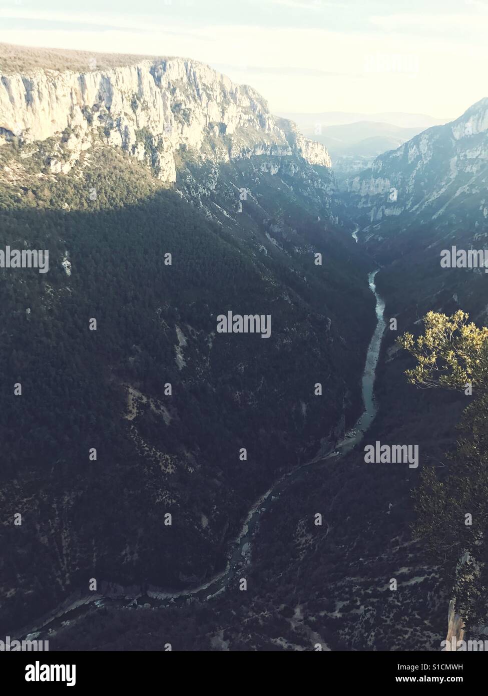 Gorges du Verdon - Immagine stock catturata con smartphone
