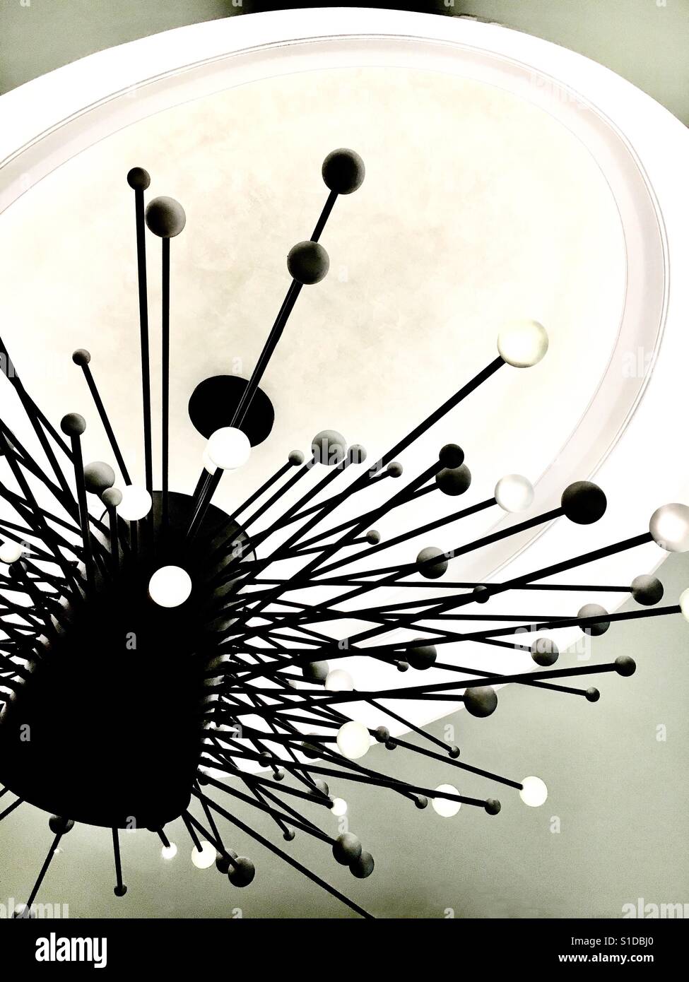 Spikes lampadario Foto Stock