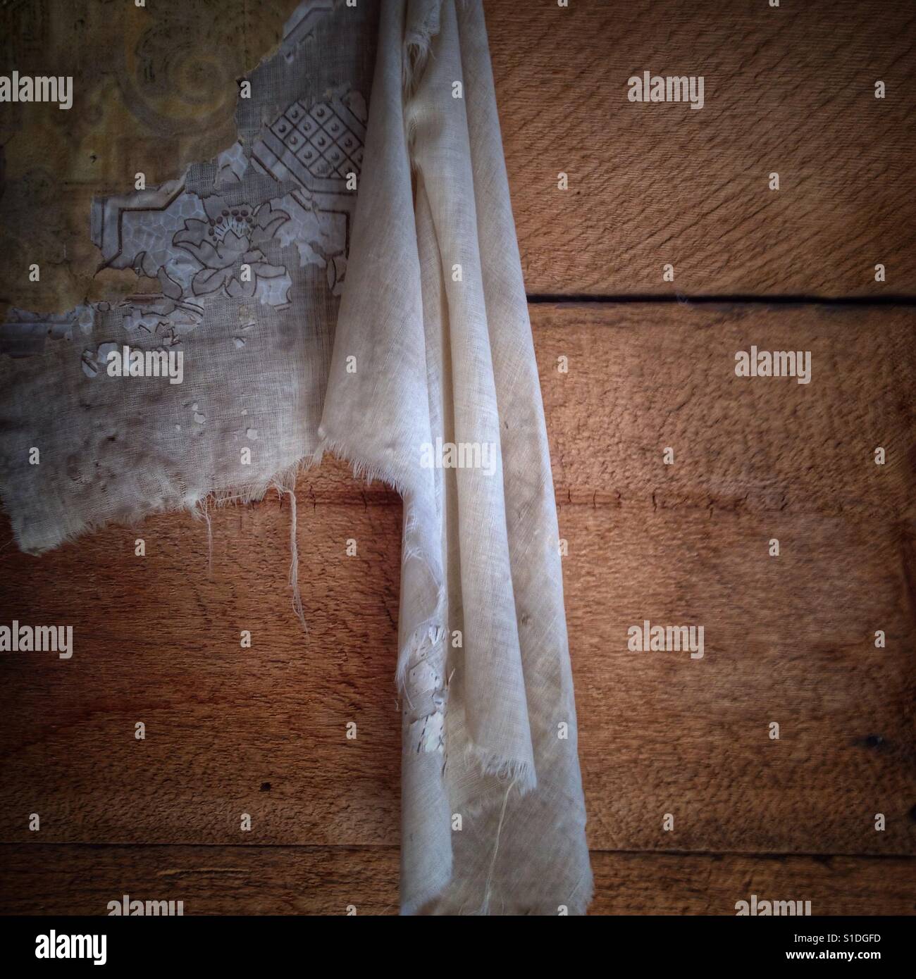 Stato Bodie Parco Storico vicino Lago Mono in California. - Immagine stock catturata con smartphone