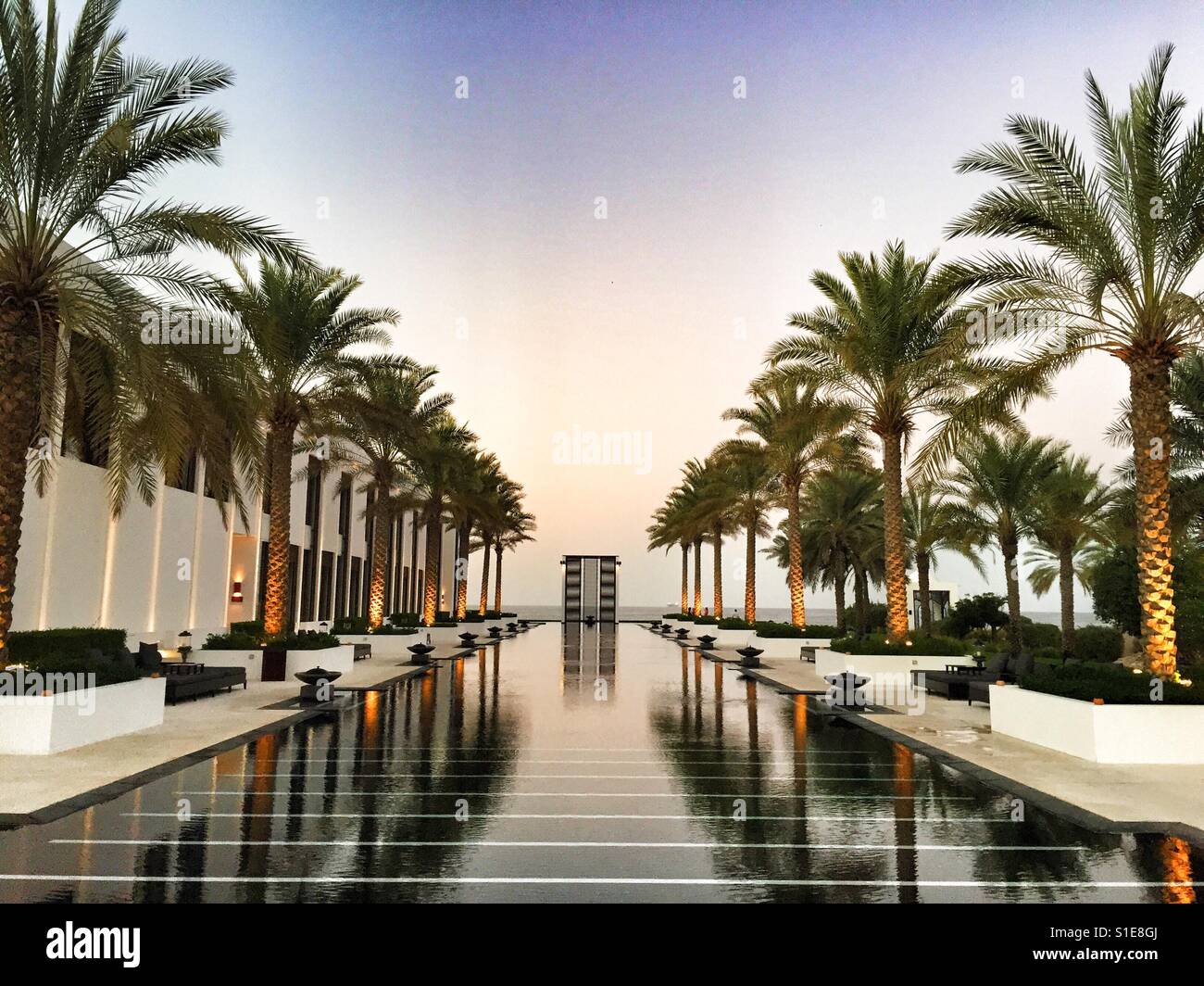 Viaggi di lusso in Oman - Immagine stock catturata con smartphone