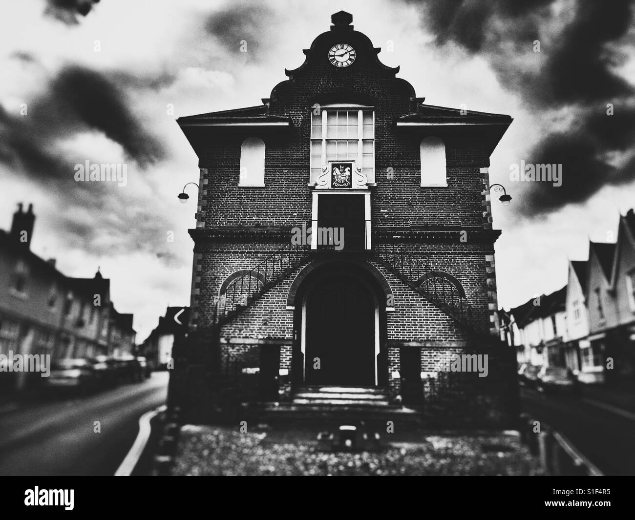 Shire Hall Woodbridge Suffolk REGNO UNITO - Immagine stock catturata con smartphone