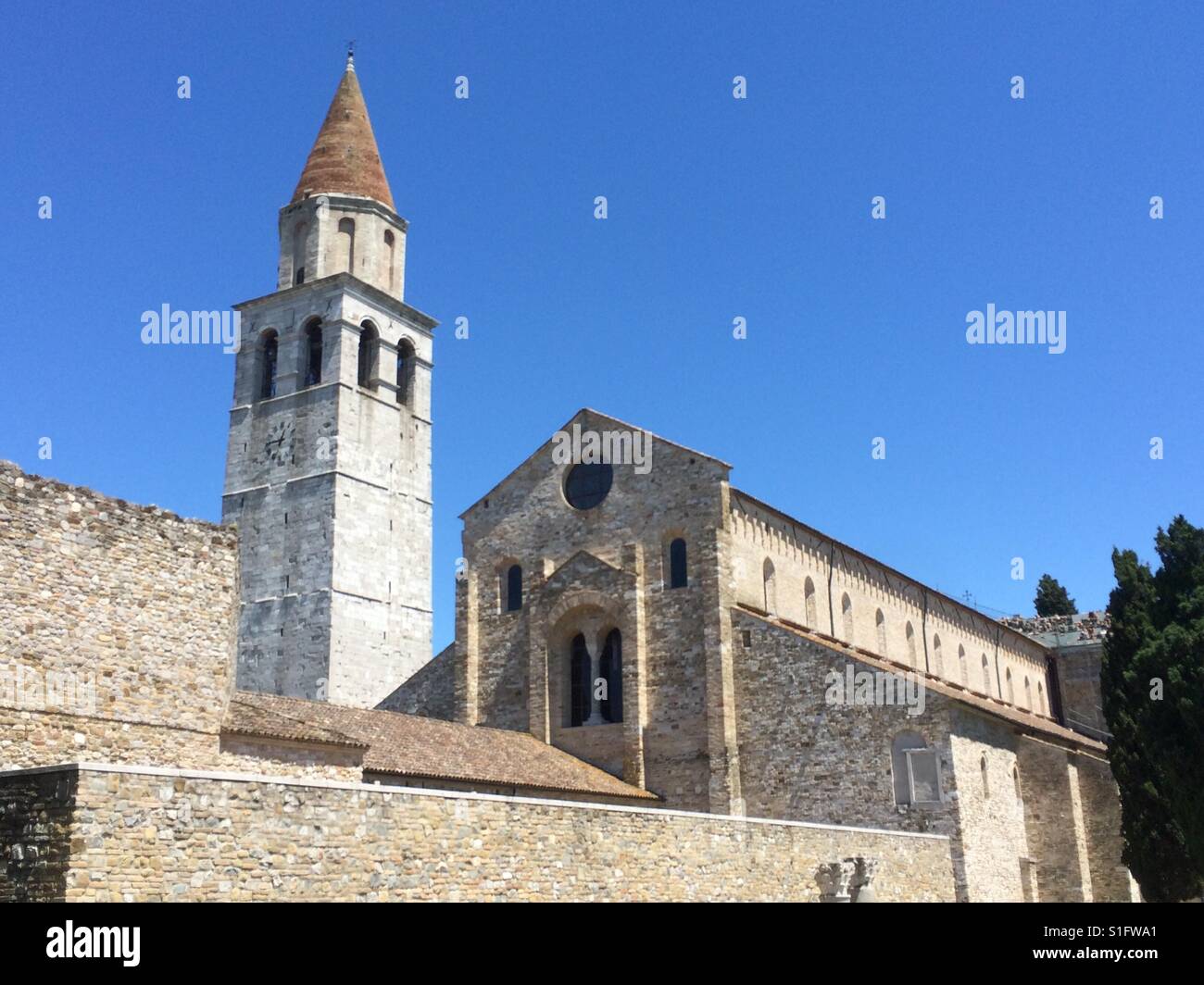 Basilica patriarcale. Aquileia, Italia Foto Stock