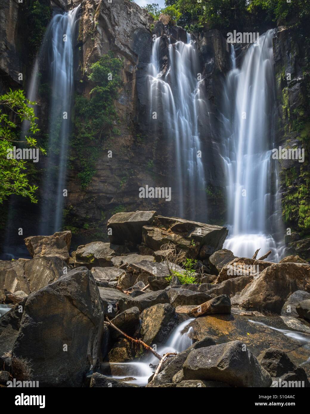 Nauyaca superiore cascate in Costa Rica Foto Stock