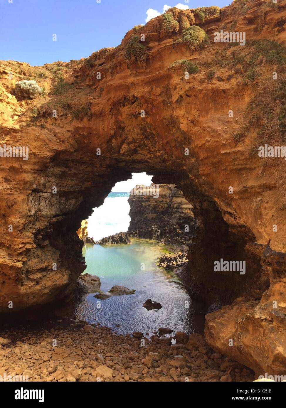 La Grotta sulla Great Ocean Road, Victoria, Australia Foto Stock