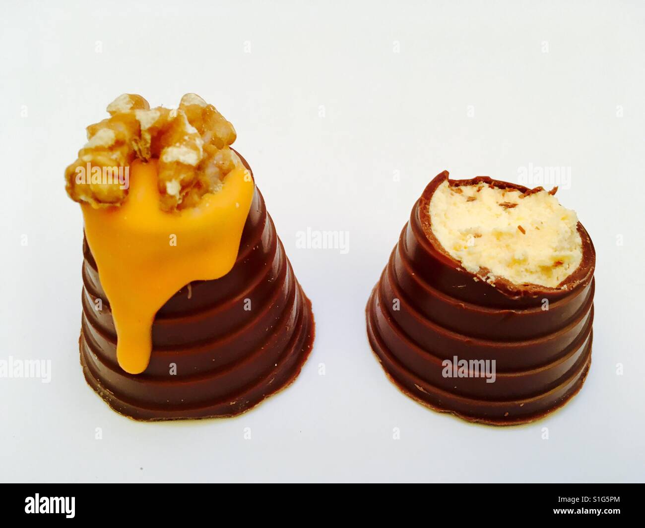 Hadleigh cameriera tartufo arancione vortici di noce - Immagine stock catturata con smartphone