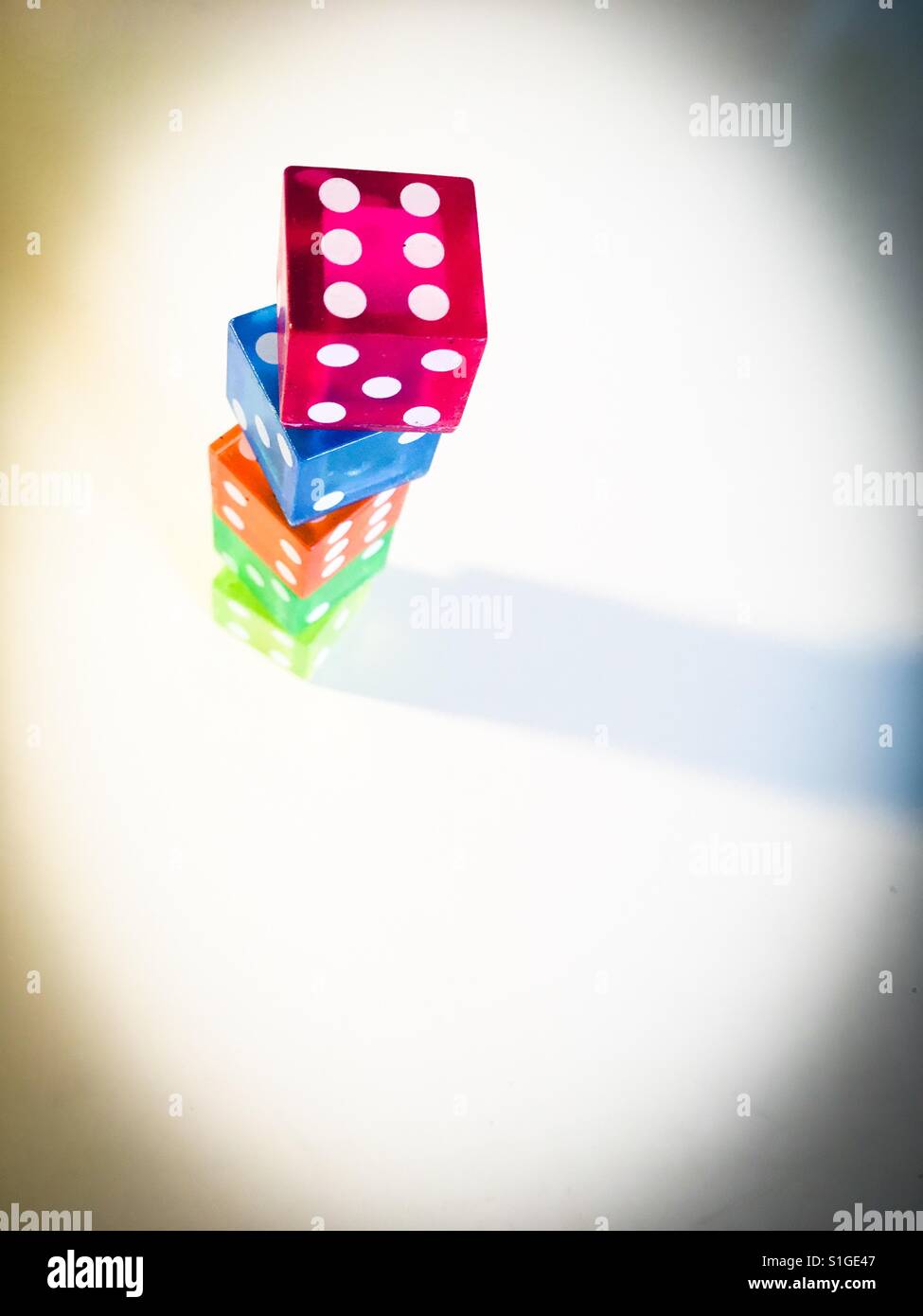 Torre dei dadi - Immagine stock catturata con smartphone