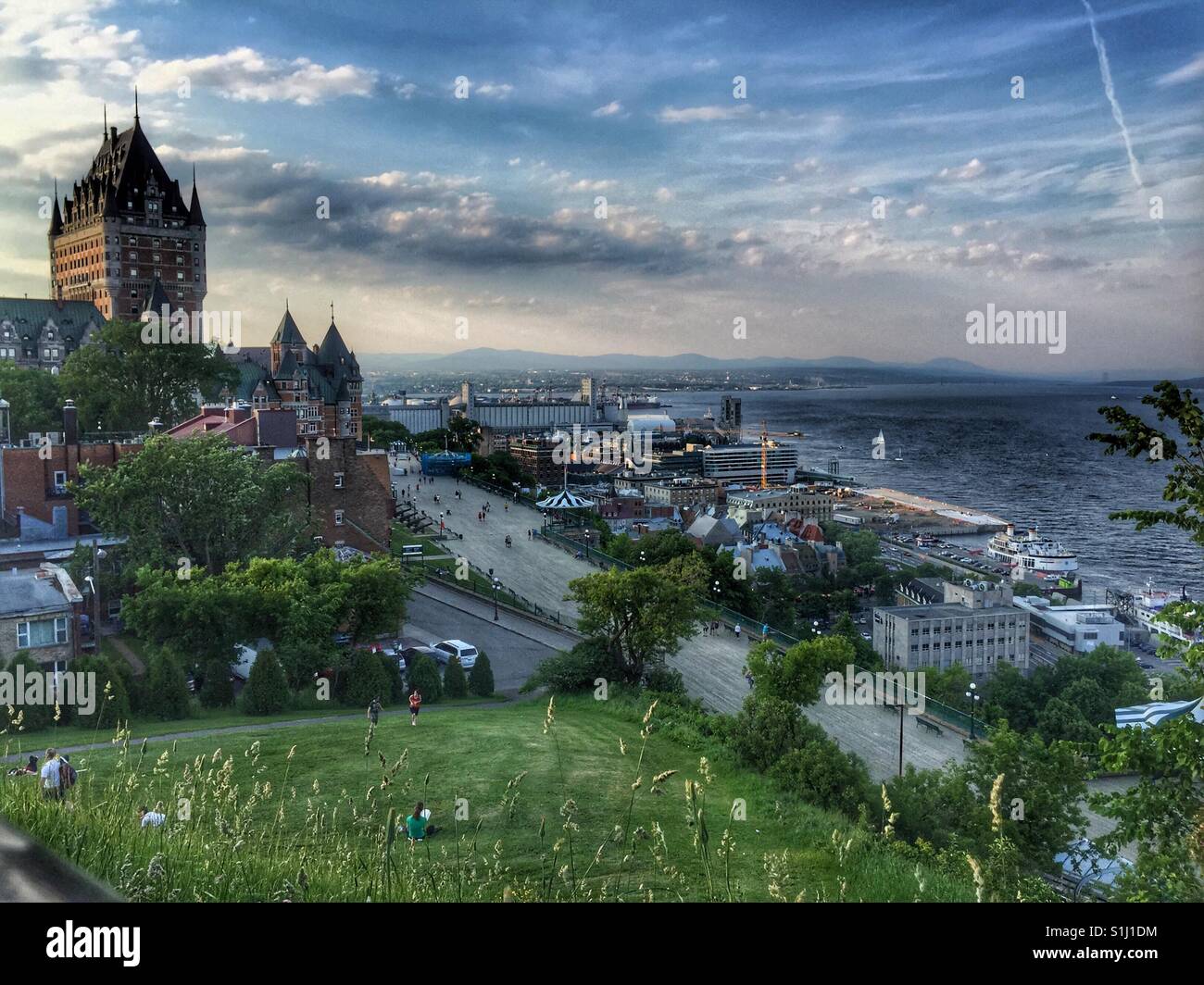 Le Pianure di Abramo, Quebec City Foto Stock