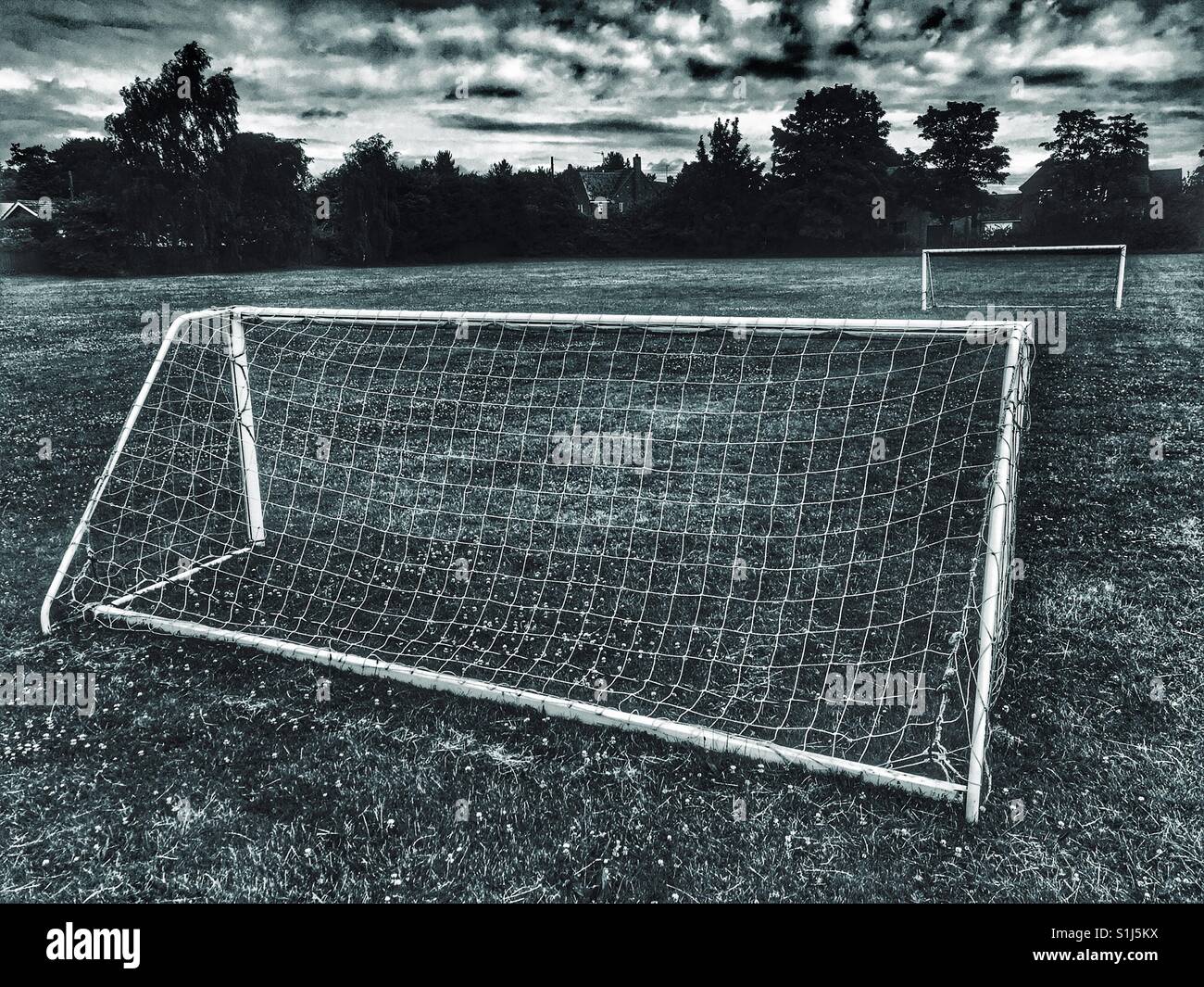 5-A-Side football pitch - Immagine stock catturata con smartphone
