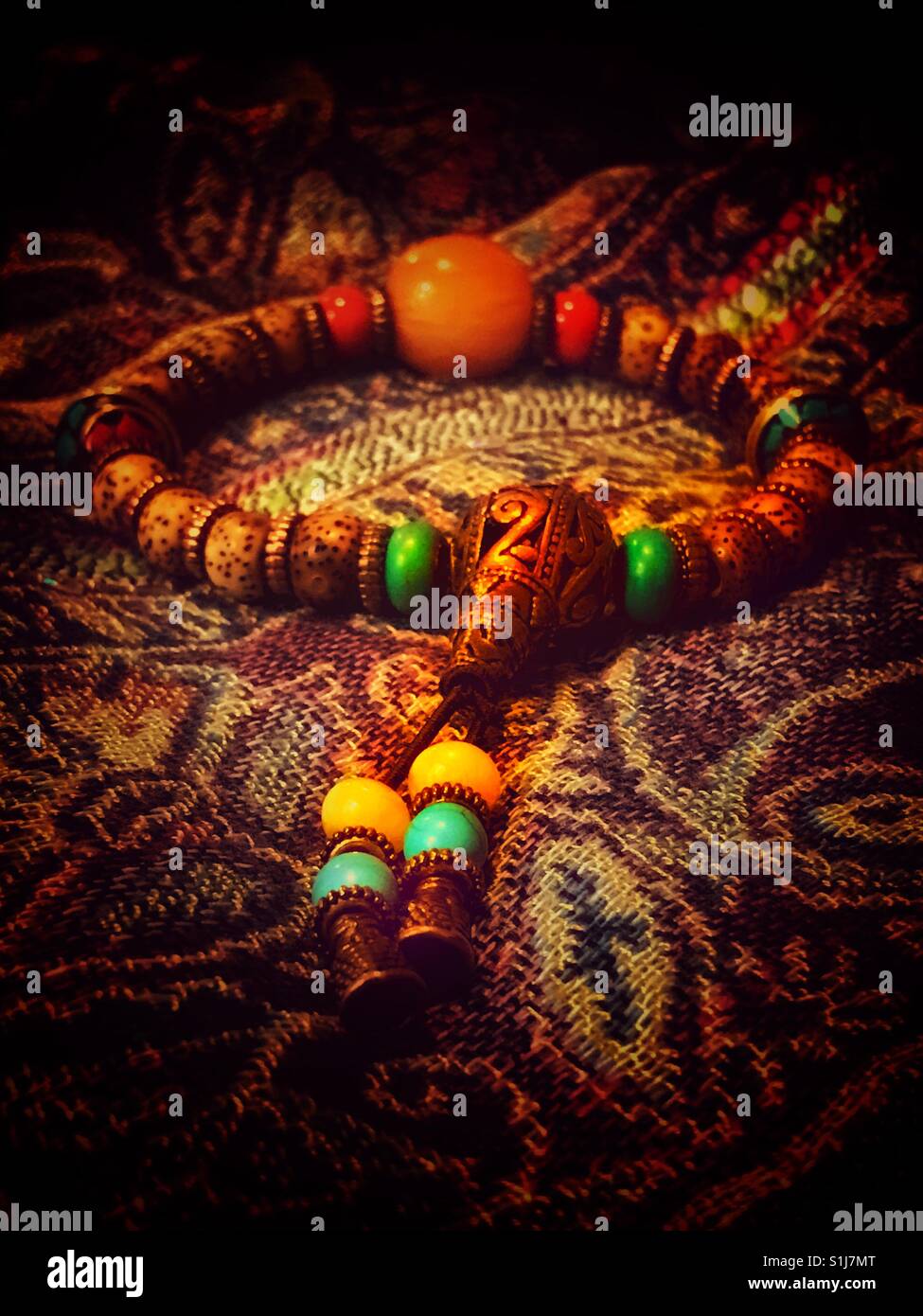 Braccialetto tibetano Pashmina su Foto Stock