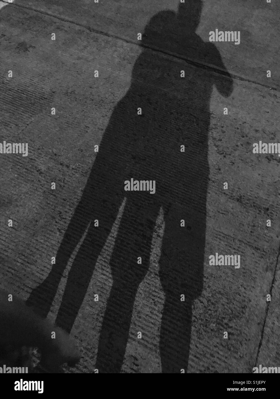 L'amore è nell'ombra Foto Stock