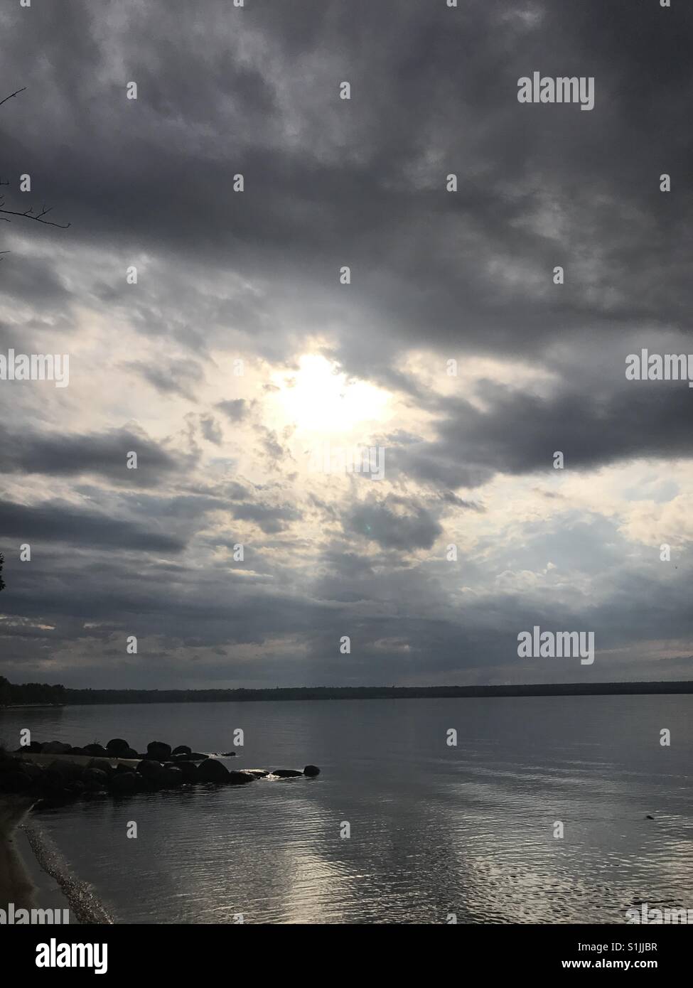 Michigan laghi e tramonti Foto Stock