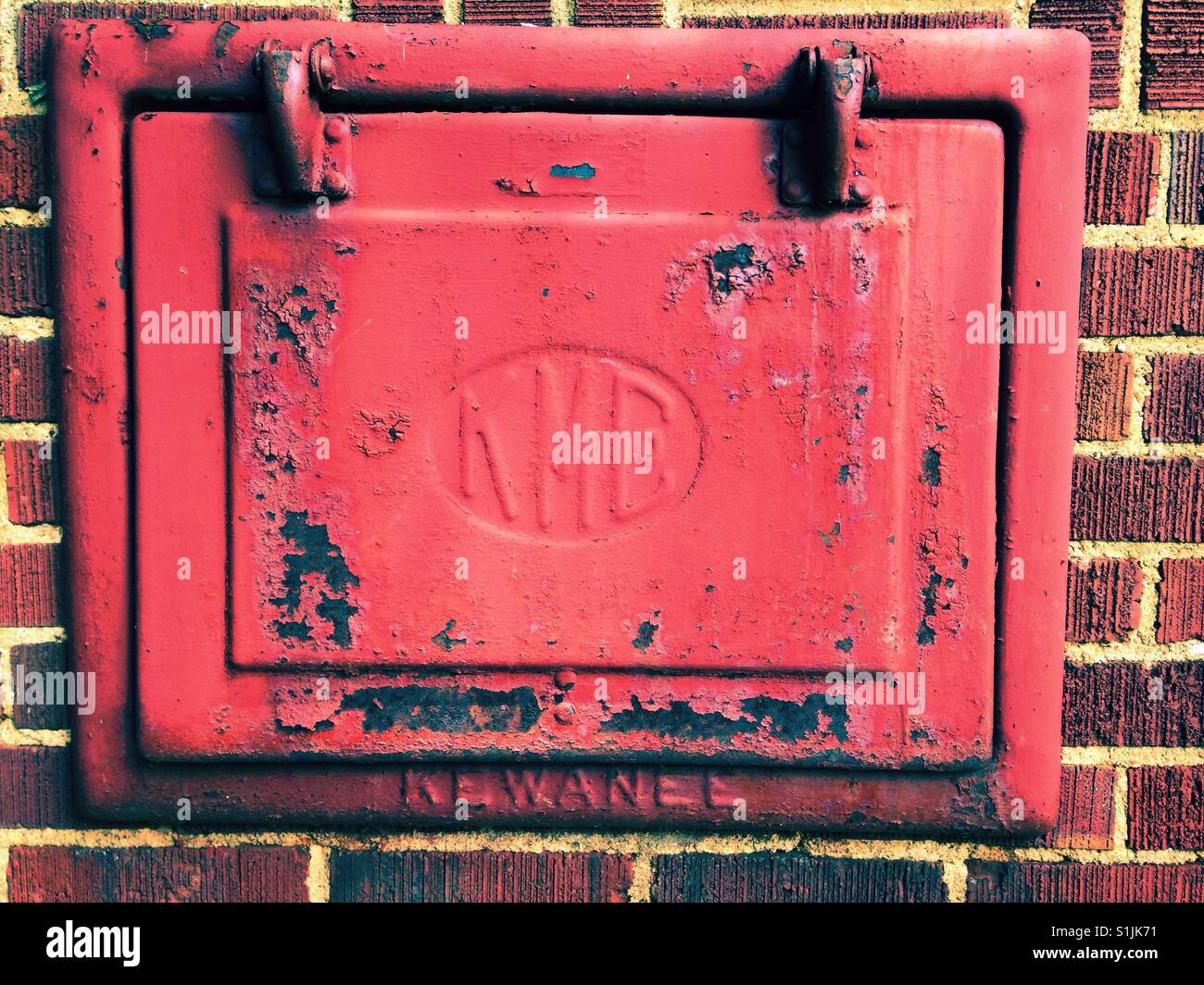 Carbone Kewanee scivolo porta- NC Foto Stock