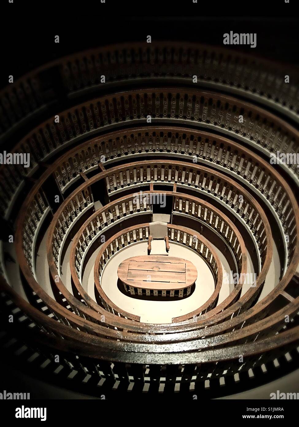 Un 1/8 modello in scala del teatro anatomico di Padova Foto stock - Alamy
