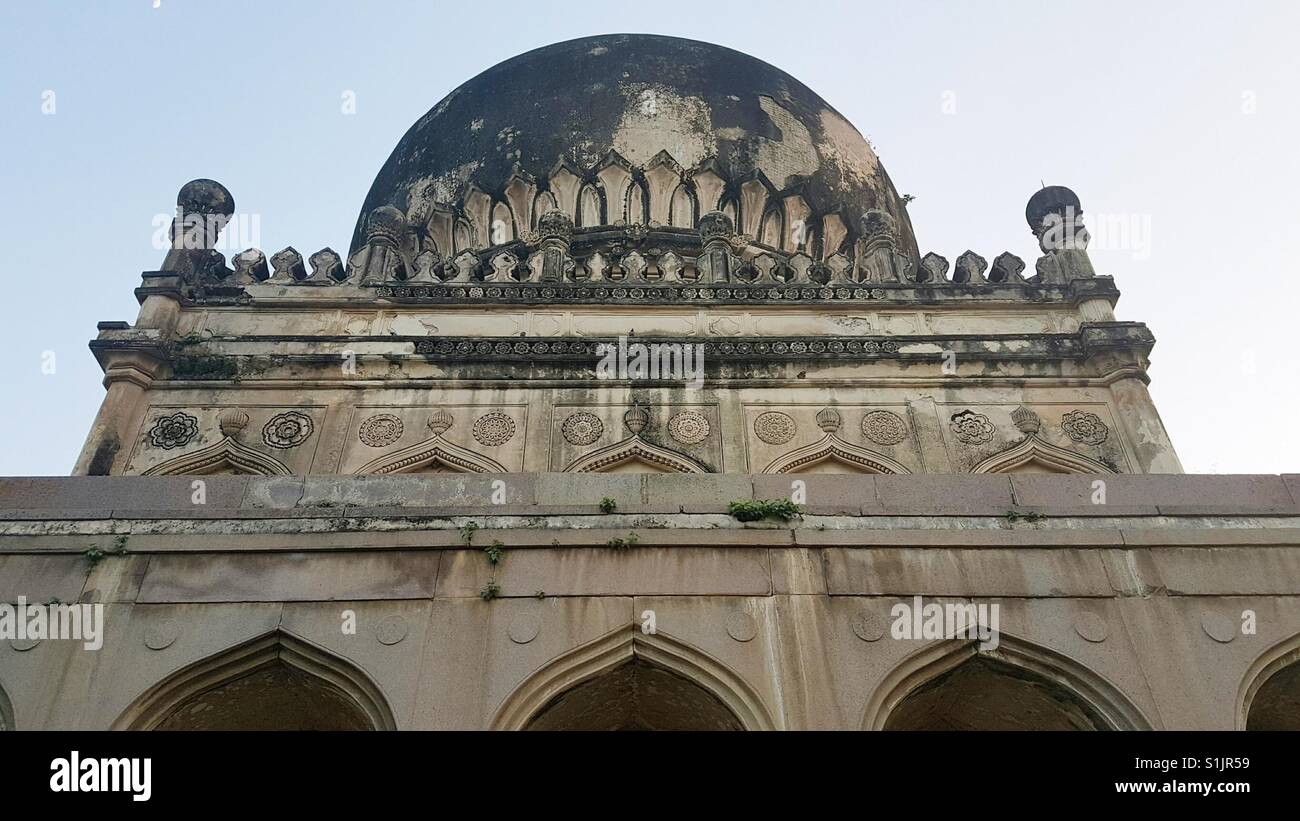 Qutub Shahi tombe in India Foto Stock