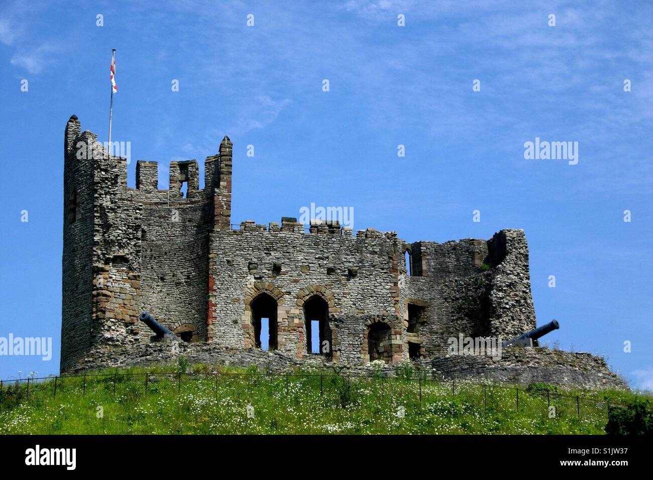 Il Castello di Dudley su una giornata d'estate Foto Stock