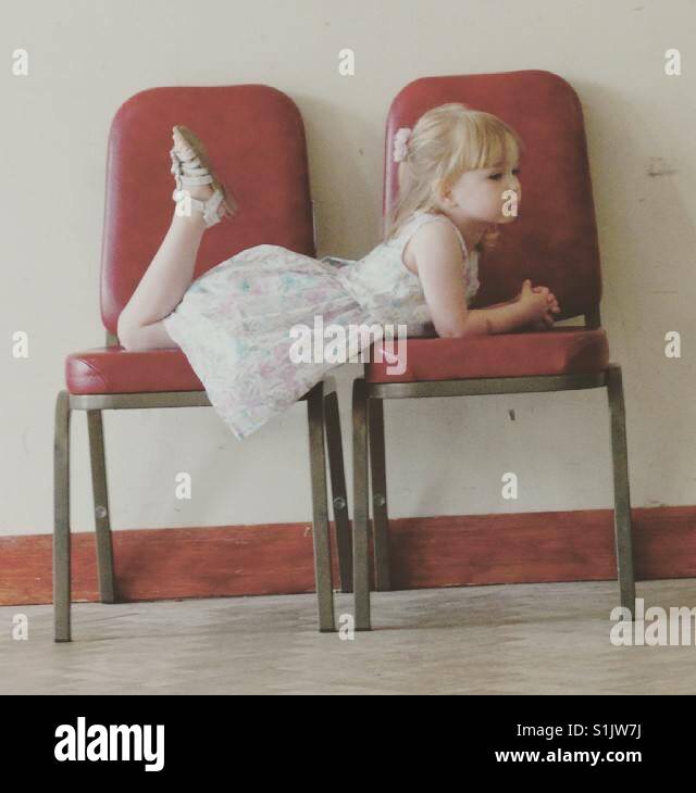 Un penny per un bambino del pensiero Foto Stock