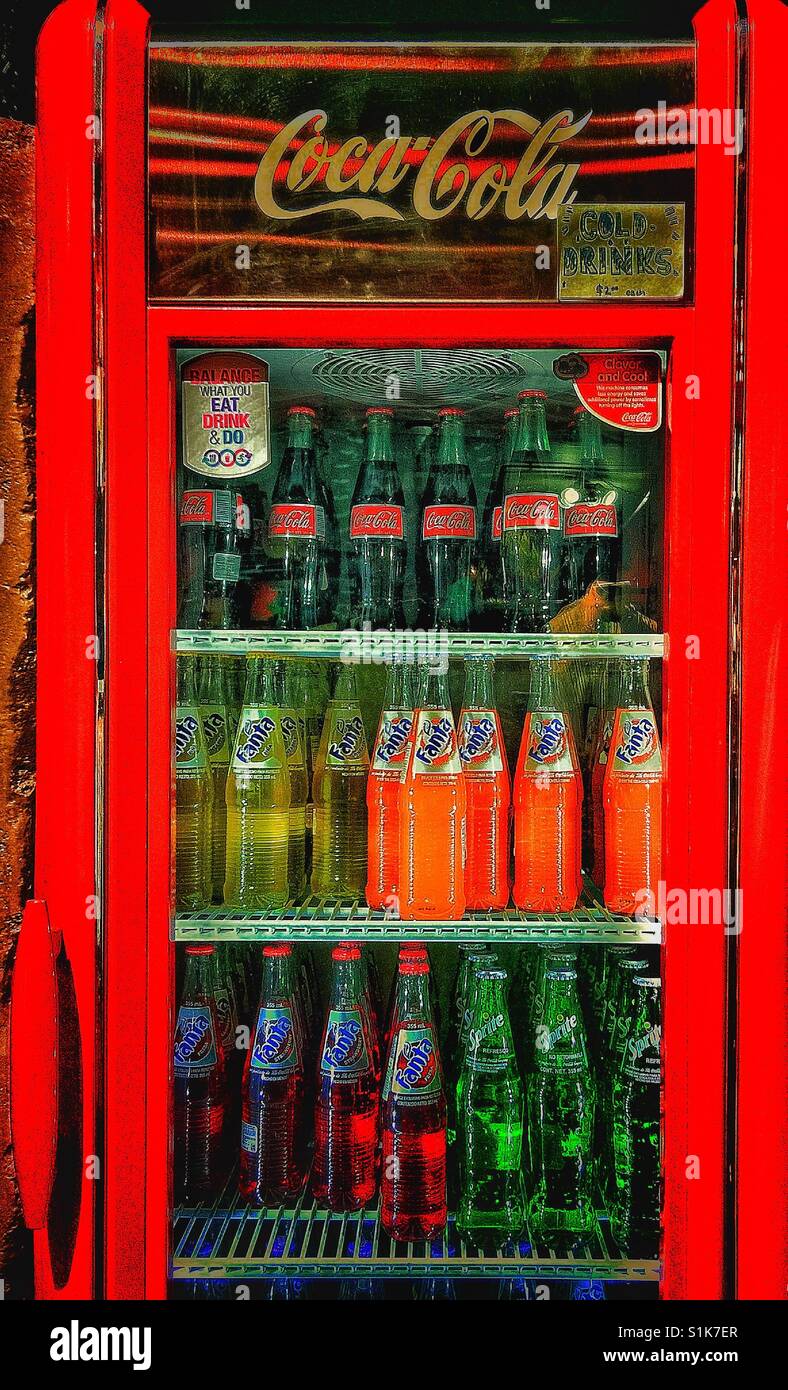 Dispensatore di bevande Omaha Nebraska - Immagine stock catturata con smartphone