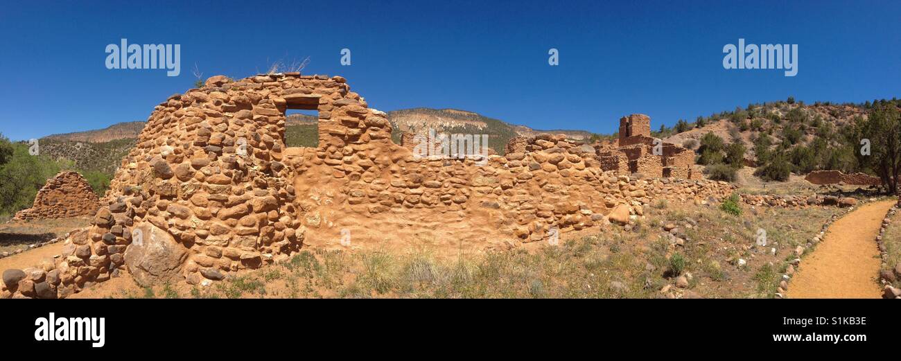 Jemez Historic Site, Jemez Springs, Nuovo Messico, US Foto Stock