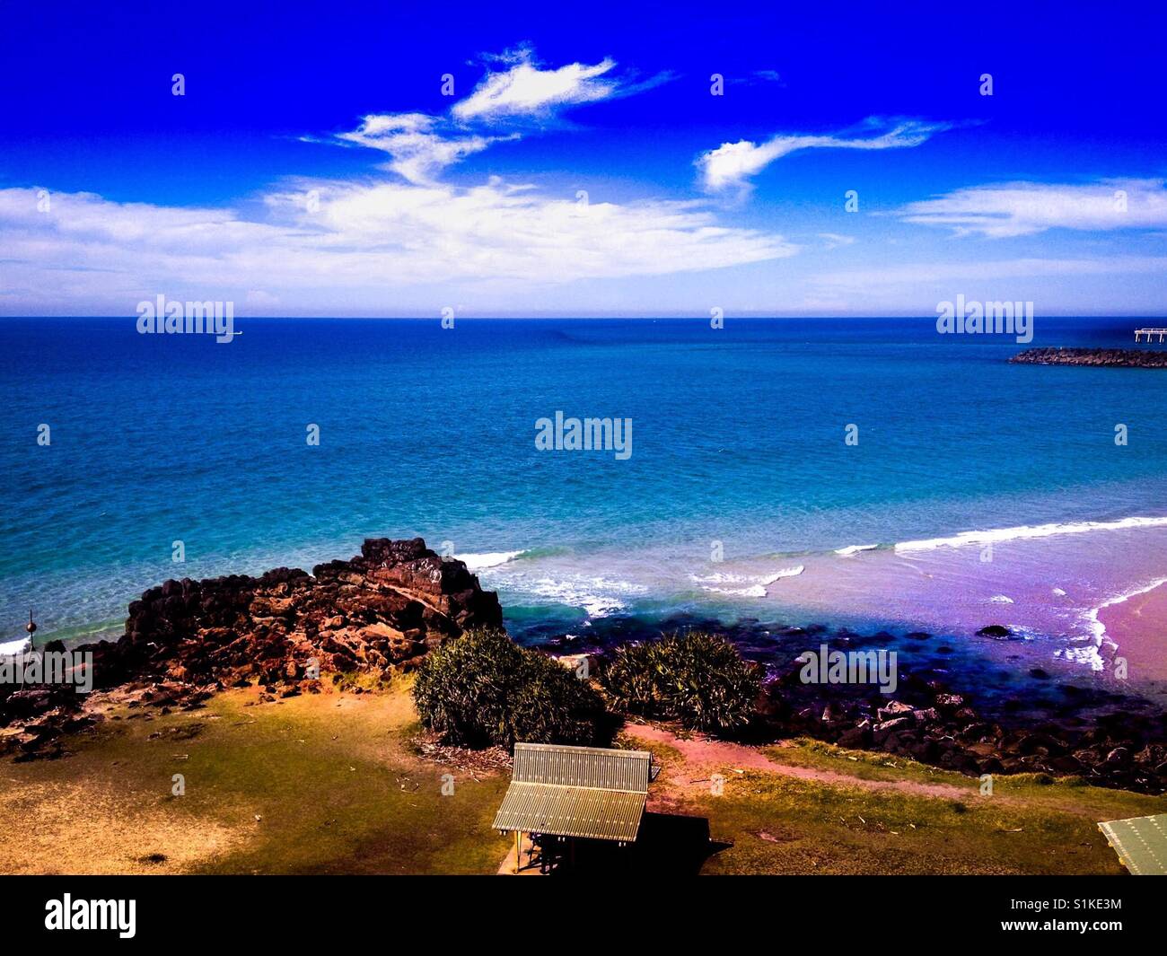 Burleigh capi, Gold Coast, Queensland, Australia Foto Stock