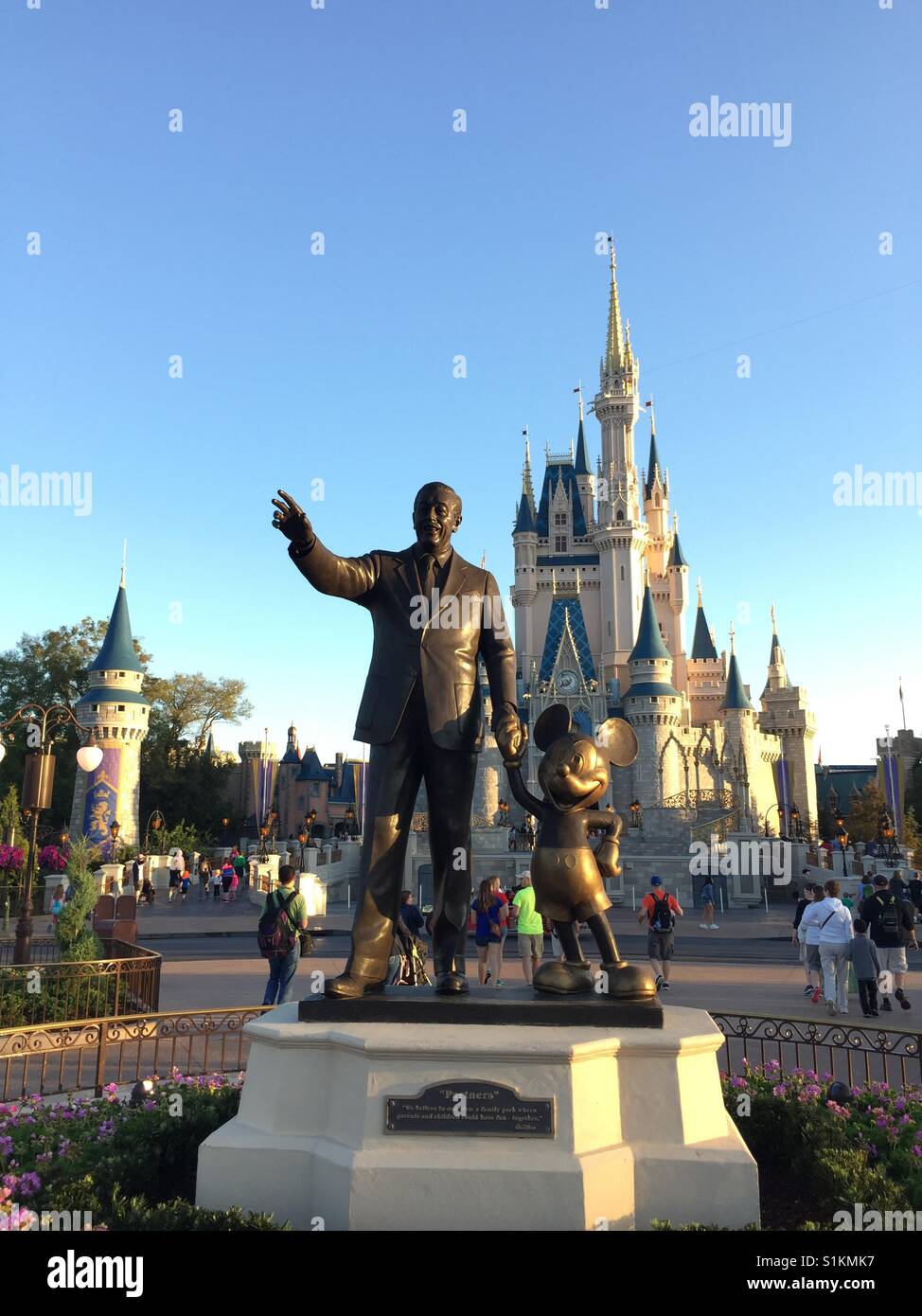 Partner statua, Magic Kingdom Foto Stock