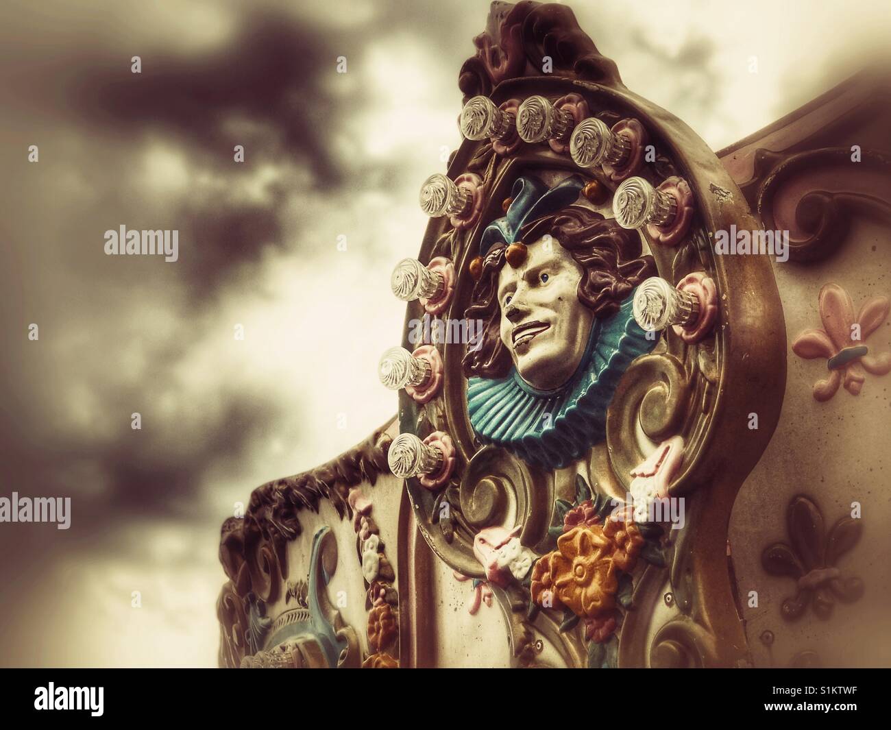 Giostra Jester - Immagine stock catturata con smartphone