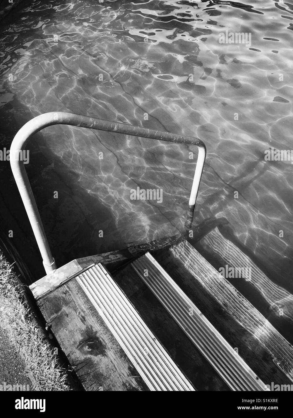 Scale per una piscina Foto Stock