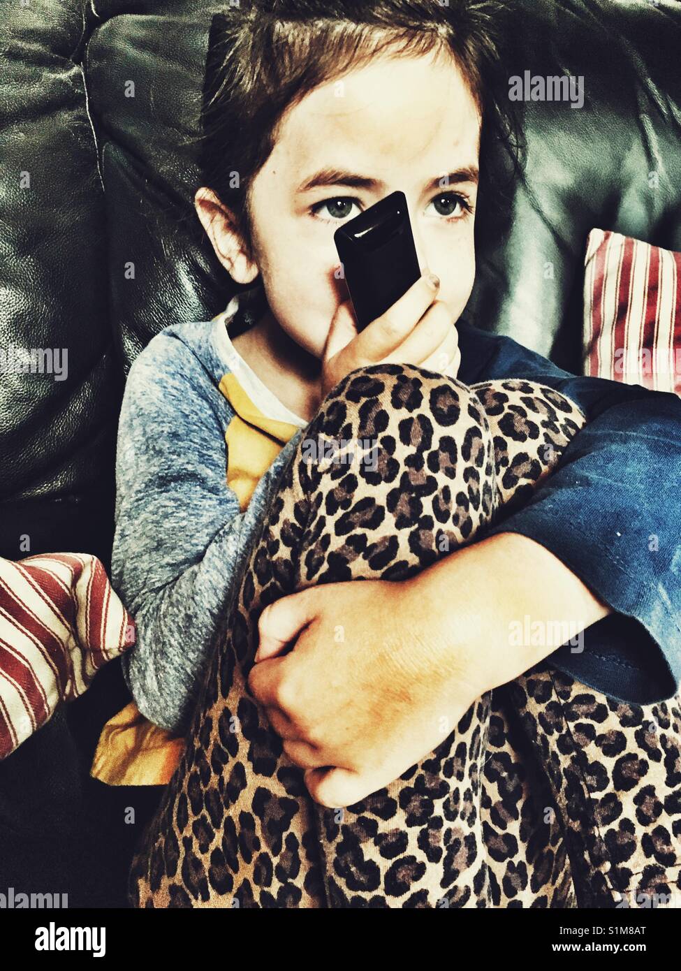 Controller TV - Immagine stock catturata con smartphone