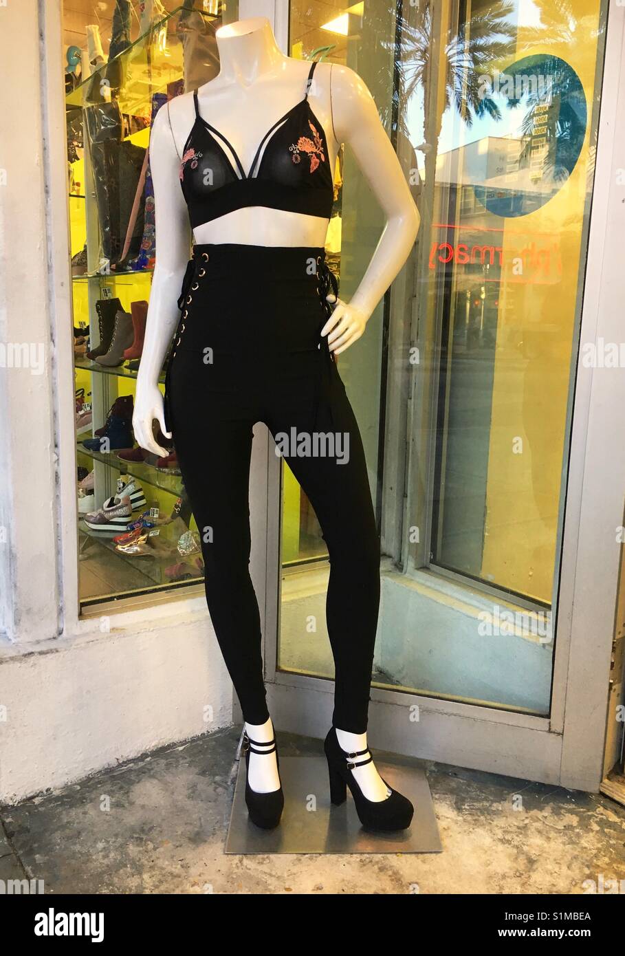 Tacco alto manichino Foto Stock