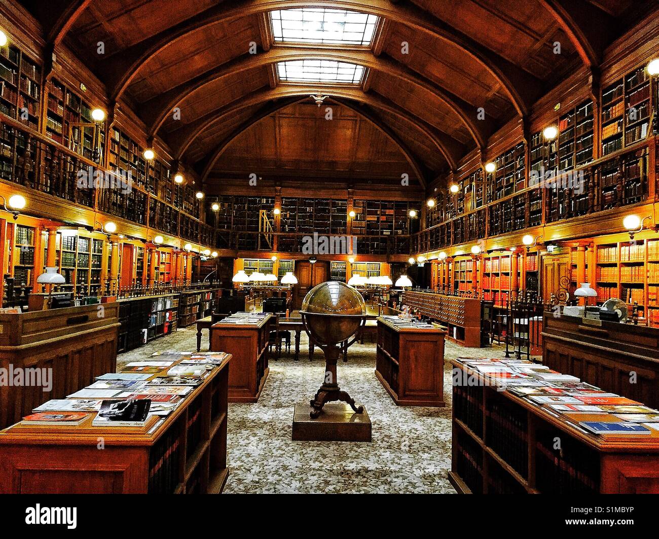 Parigi Biblioteca Storica Hotel La Ville Foto Stock