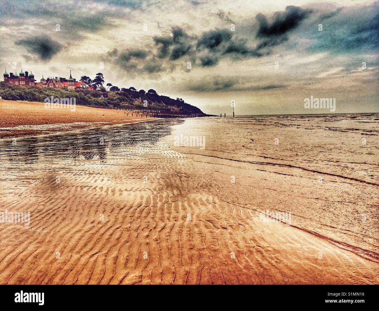 Bawdsey Manor dove Robert Watson Watt sviluppato radar che è andato a giocare un ruolo vitale nella battaglia della Gran Bretagna nel mese di settembre 1940. Foto Stock