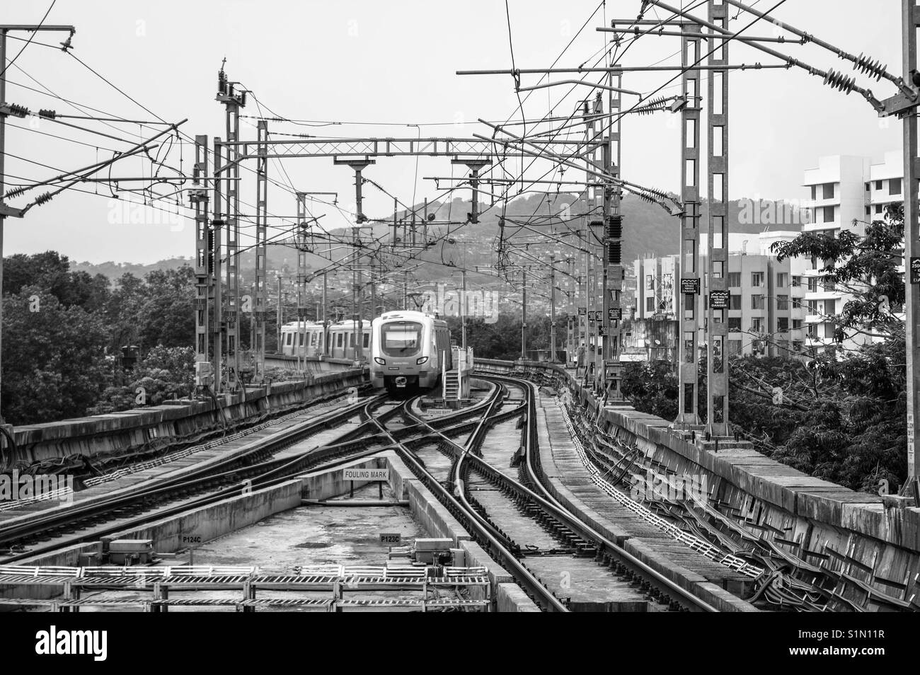 Mumbai Metro - Lifeline Foto Stock