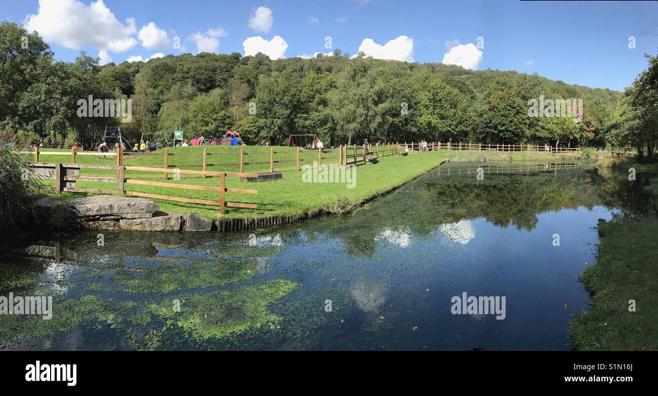 Il country park a Barry sciavero vicino a Pontypridd, Galles Foto Stock