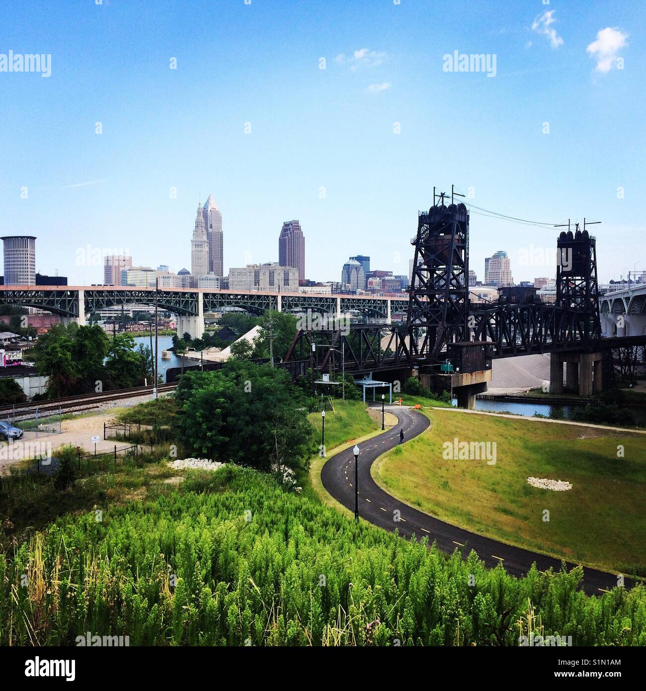 Cleveland, Ohio - Immagine stock catturata con smartphone