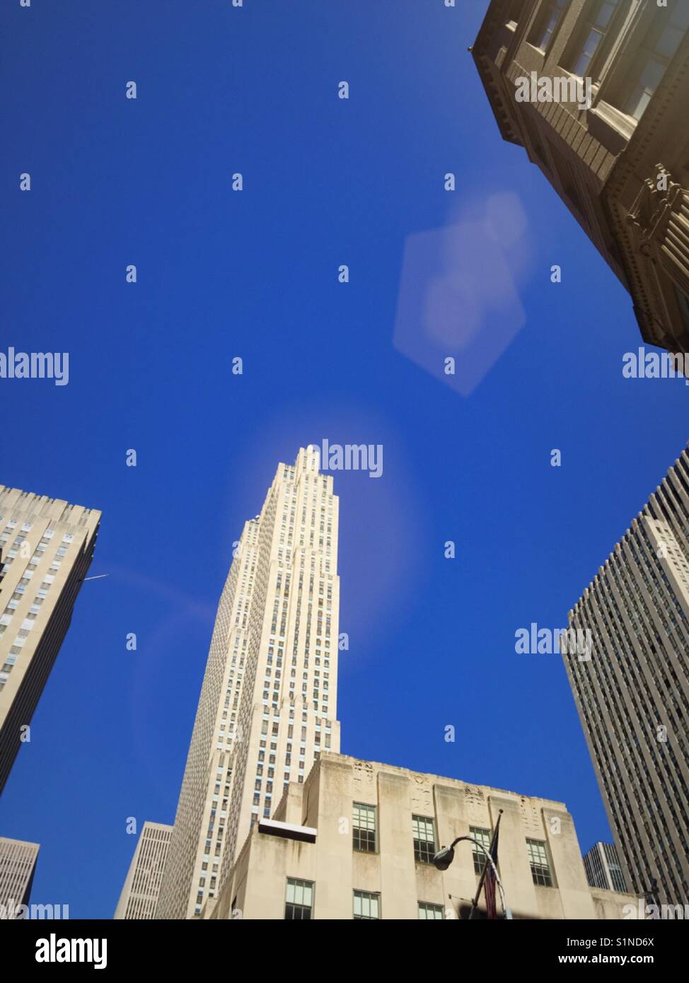 30 Rockefeller Center grattacielo , New York City, Stati Uniti d'America Foto Stock
