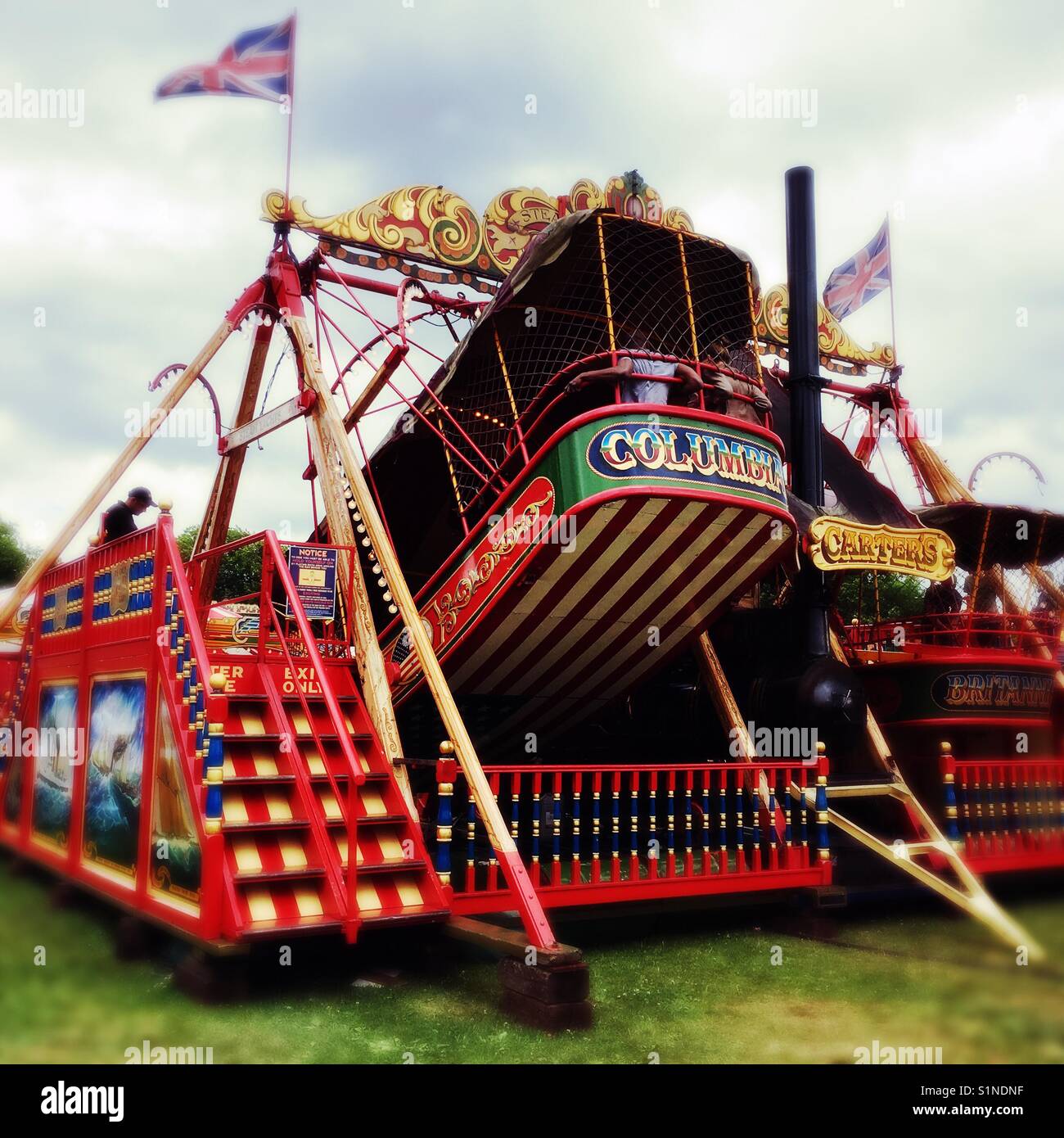 Vecchia nave pirata - Immagine stock catturata con smartphone