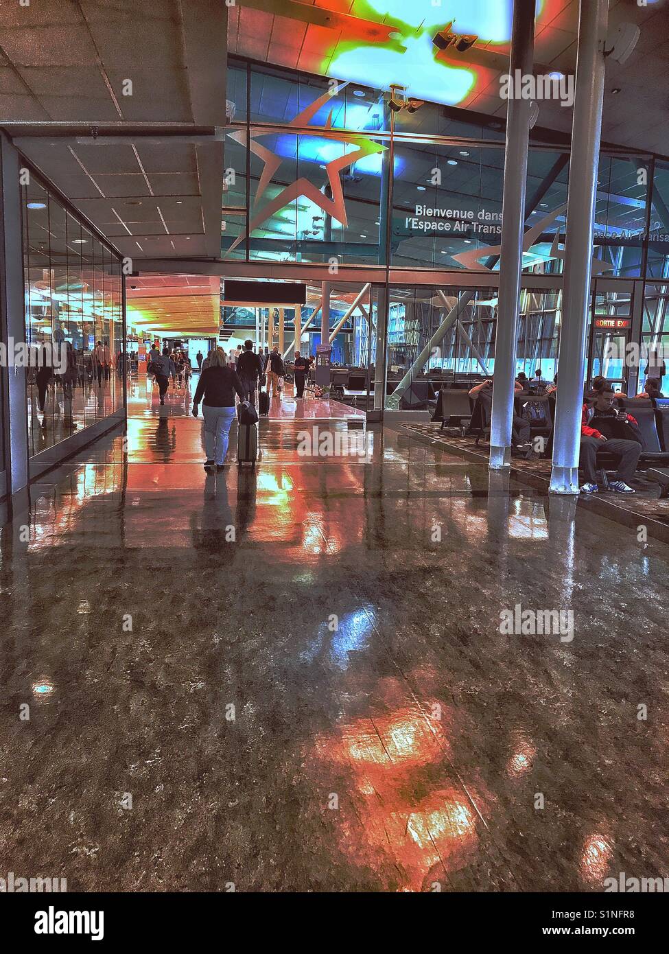 Terminal aeroporto Foto Stock