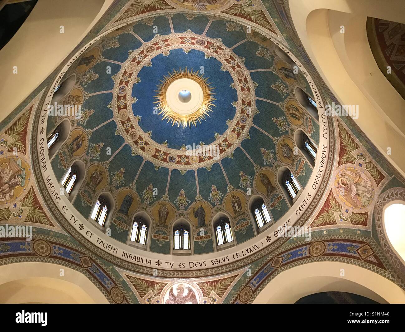 Cupola, vista interna. Foto Stock