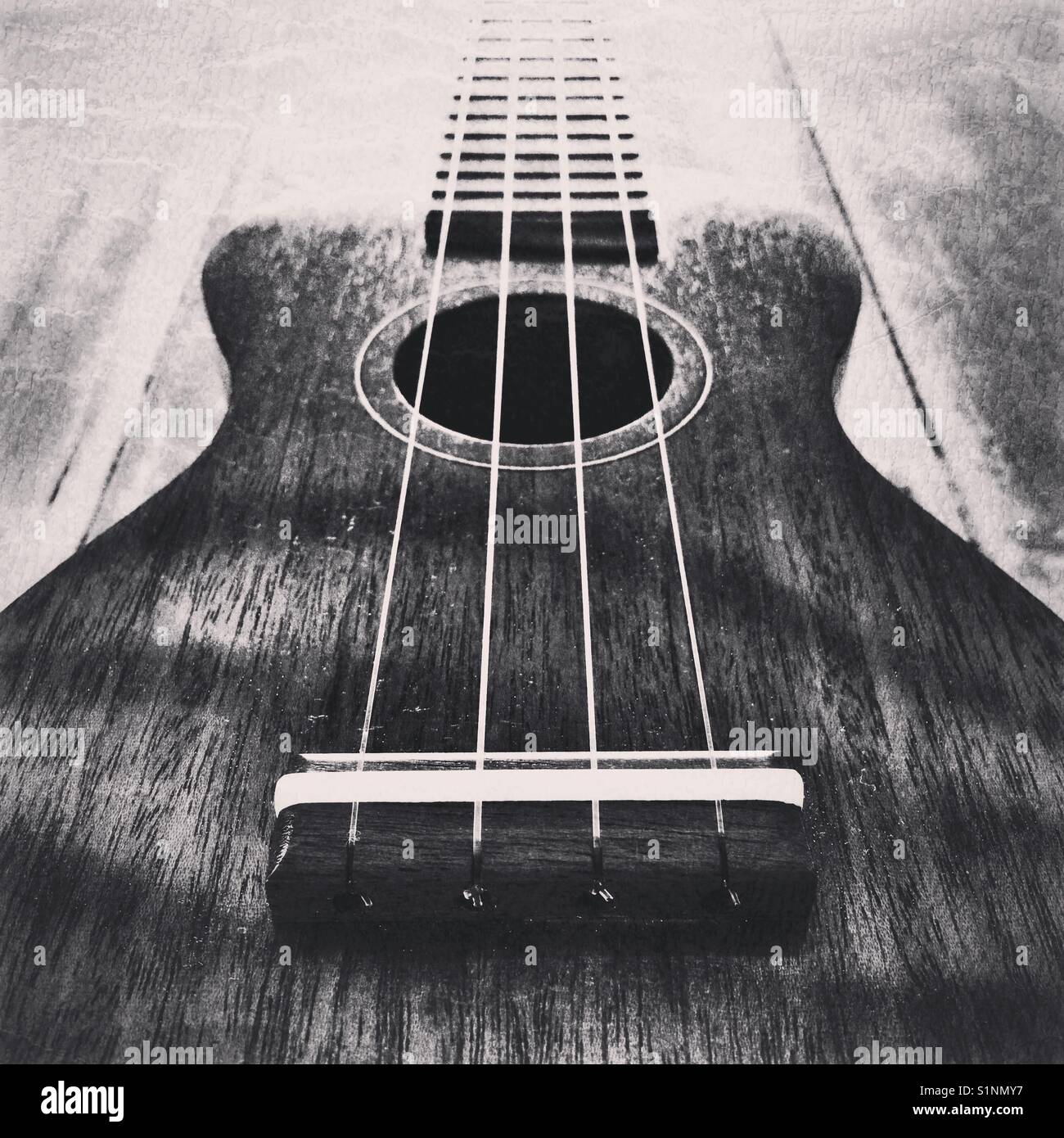 Ukulele - Immagine stock catturata con smartphone