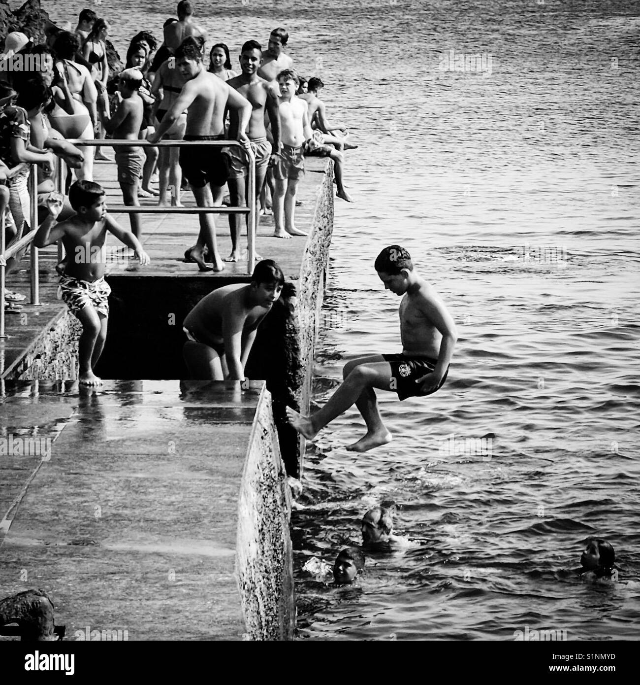 Playa Chica, Lanzarote, Isole Canarie, Spagna. Foto Stock