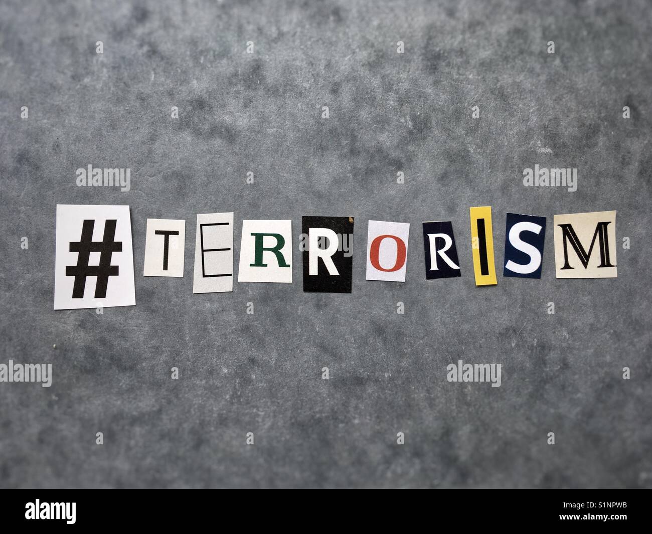 Il terrorismo Foto Stock