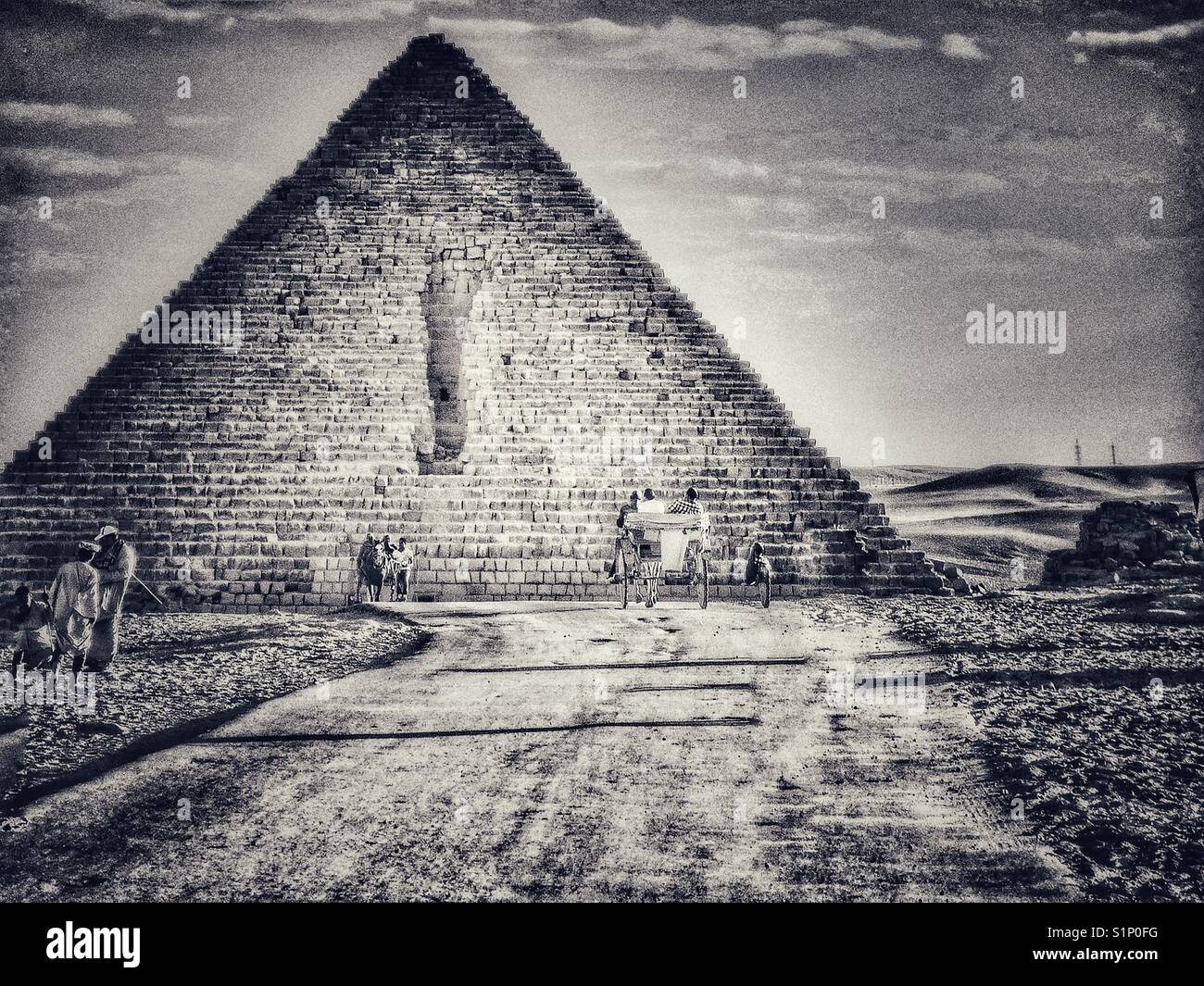 Piramide di Cheope Foto Stock