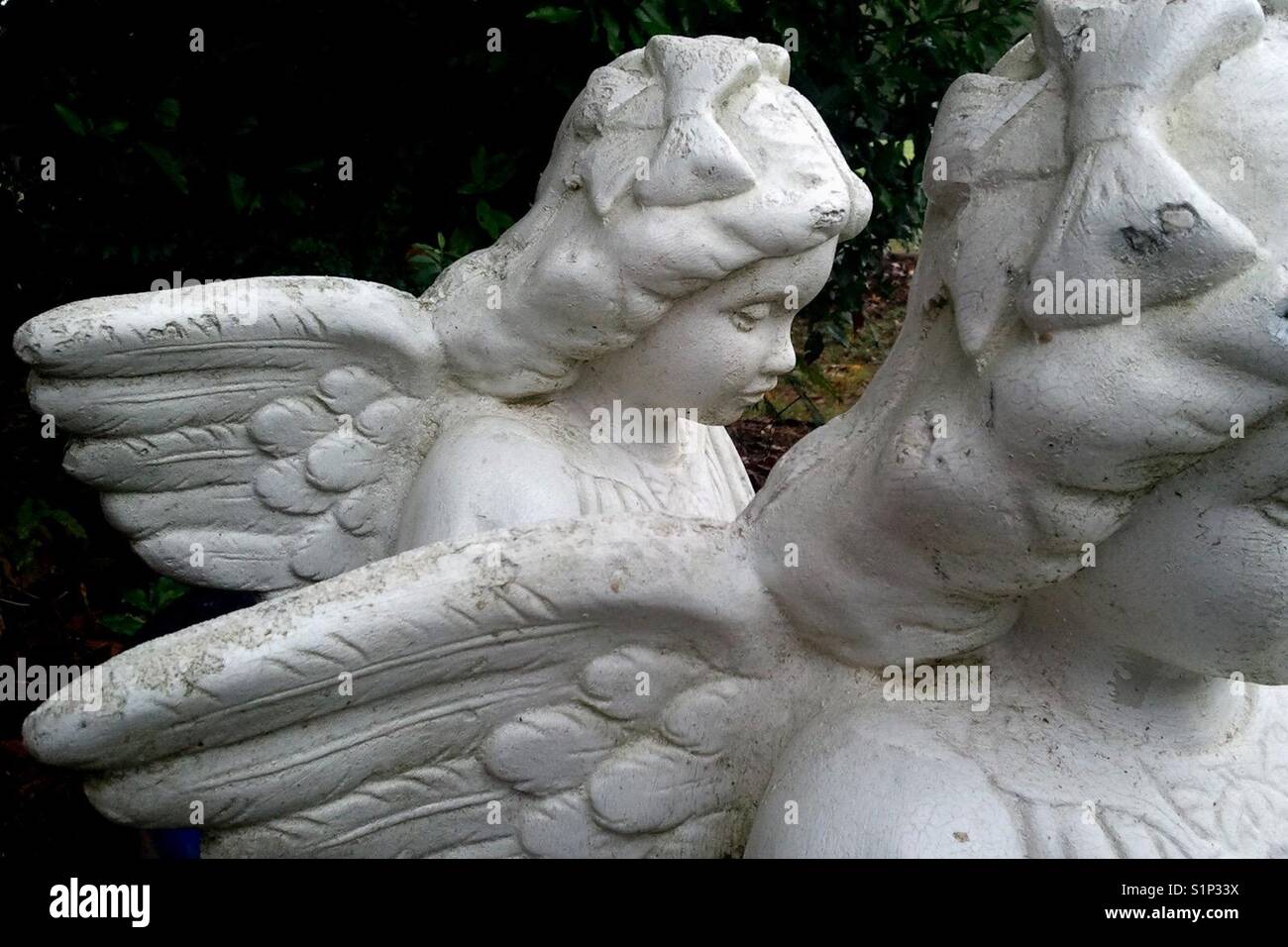 Preghiera di angeli - Immagine stock catturata con smartphone