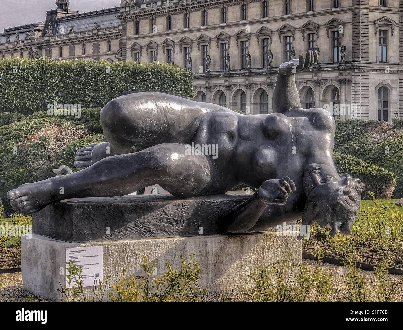 Scultura in Giardini Tuileries. Foto Stock