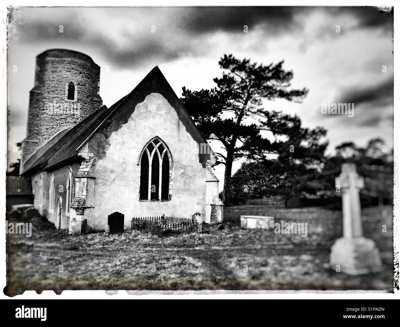 Chiesa di tutti i Santi Ramsholt Suffolk in Inghilterra Foto Stock